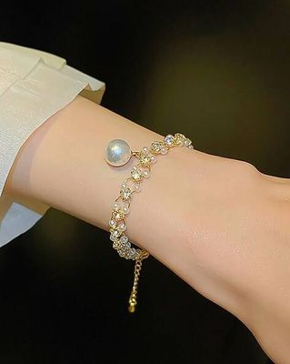 পার্ল স্টোন ব্রেসলেট । Pearl Stone Bracelet ._img_1