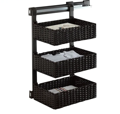 3-layer Durable Rattan Storage Basket_img_1