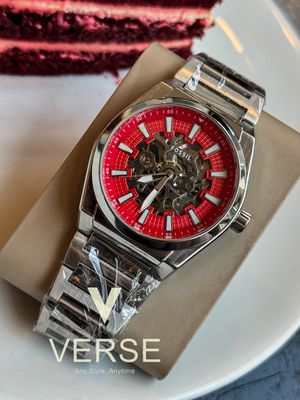 Fossil Everett Auto Red Velvet_img_1