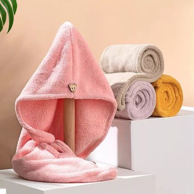 সুপার সফট মাইক্রোফাইবার হেয়ার তোয়ালে । Super Soft Microfiber Hair Towel_img_4