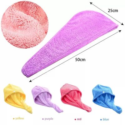 সুপার সফট মাইক্রোফাইবার হেয়ার তোয়ালে । Super Soft Microfiber Hair Towel_img_5