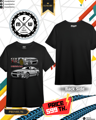 Nissan GTR 34 Premium T-shirt || Tees_img_0