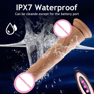 Remote Control Thrusting Realistic Dildo Vibrator G Spot Telescopic Or Swing Big Penis Stimulator Suction Cup Sex Toys for Women_img_3