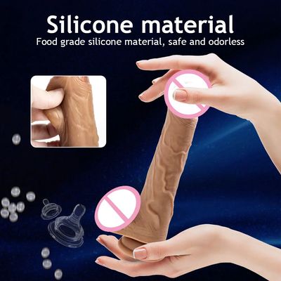 Remote Control Thrusting Realistic Dildo Vibrator G Spot Telescopic Or Swing Big Penis Stimulator Suction Cup Sex Toys for Women_img_5