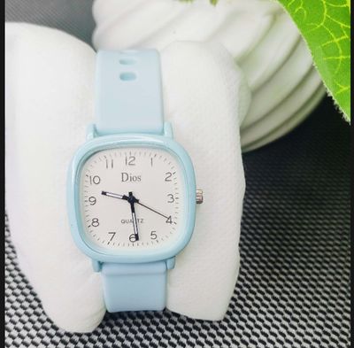 Women Fashionable Macaron Color Square Watch Multicolored PU Women Watch_img_2