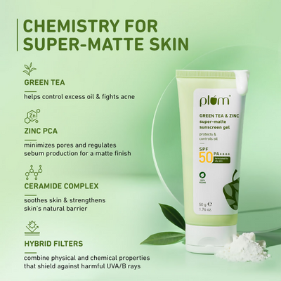 Plum Green & zinc super matte Sunscreen gel SPF 50PA+++_img_2