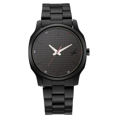 Fastrack NR3255NM01 Stunners Quartz Analog Black Dial Metal Strap Watch_img_1
