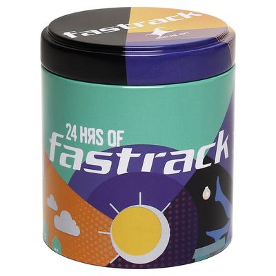 Fastrack NR3255NM01 Stunners Quartz Analog Black Dial Metal Strap Watch_img_5