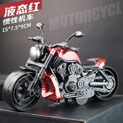 Motorcycle Toy [Motorbike Model Showpiece for Boys, Gift for Kids]_img_7