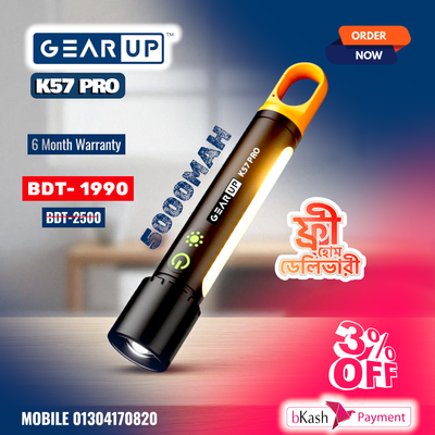 GearUP K57 PRO Flashlight (5000mah)_img_0