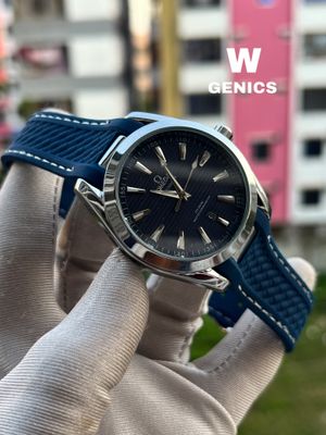 Omega Seamaster Blue Belt Silver Case Blue Dial AA Grade_img_0