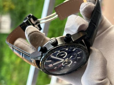 Tag Heur Anniversary 2.0 Edition Black Belt Black Case Semi AAA Grade_img_1