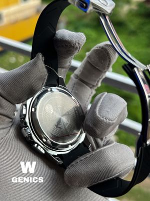 Tag Heur AQUARACER Silver Case Black Dial Black Belt AA Grade_img_2