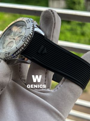 Tag Heur AQUARACER Silver Case White Dial Black Belt AA Grade_img_1