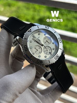 Tag Heur AQUARACER Silver Case White Dial Black Belt AA Grade_img_0