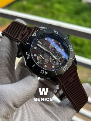 Tag Heur AQUARACER Black Case Brown Dial Brown Belt AA Grade_img_0