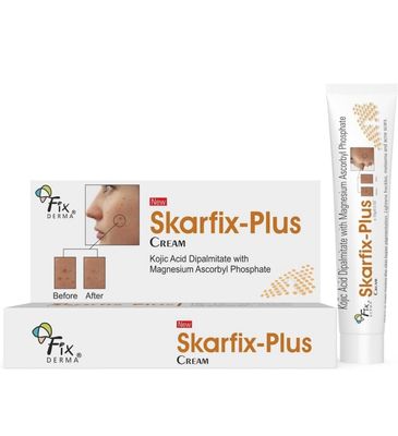 Fixderma 2% Kojic Acid + 1% Arbutin Skarfix-Plus Scar Removal Cream | Hyperpigmentation Removal Cream and Acne Scars Removal Cream | Helps to Reduce Melasma- 15 g_img_0