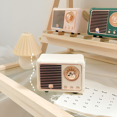 Aesthetic Mini Retro Wireless Bluetooth Speaker