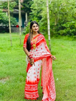 চান্দেরী সিল্ক ডিজিটাল প্রিন্ট শাড়ি_img_2