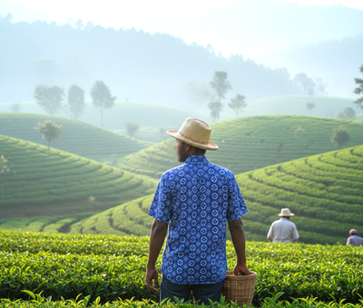 Elegant Royal Blue Printed Half Shirt- Premium Quality Traditional Wear_img_1