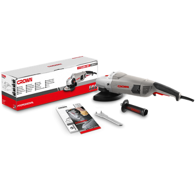 CROWN 7" Professional Angle Grinder, 2600W, 180mm, Rear switch; CT13489 - 180N_img_1