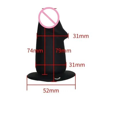 Ball Mouth Gag BDSM Bondage Harness Gag in Mouth Mask Silicone Dildo Penis Plug Mask Gag Sex Toys for Couples Adult Game_img_4
