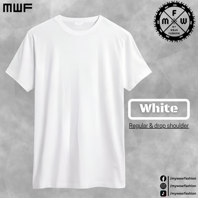White Colour Premium Solid T-Shirt || Tees ||_img_0
