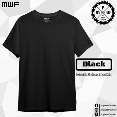 Black Colour Premium Solid T-Shirt || Tees ||_img_0