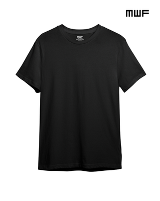 Black Colour Premium Solid T-Shirt || Tees ||_img_1