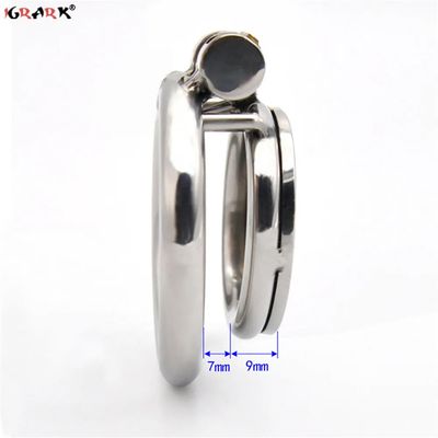 Super Small Cock Cage Stainless Steel Male Chastity Device Penis Ring Lock Chastity Belt Sex Toys for Men Penis Adult Supplies_img_1