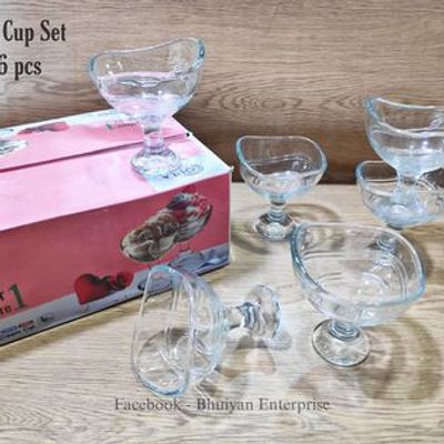 Crystal Glass Firni Set/Bati Set/Firni Bati Set-6 Pcs set -N007 Bati_img_0