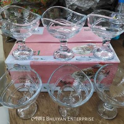 Crystal Glass Firni Set/Bati Set/Firni Bati Set-6 Pcs set -N007 Bati_img_2
