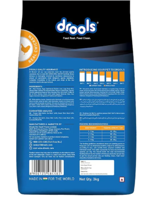 Drools Adult Dry Cat Food, Real Chicken Flavour 400 gm_img_1