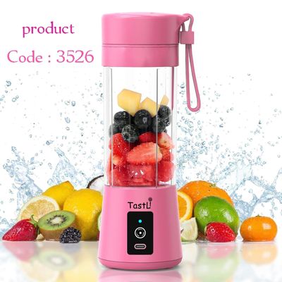 Portable Blender, Personal Mini Bottle Travel Electric Smoothie Blender Maker Fruit Juicer Cup, with 13oz Bottles_img_1