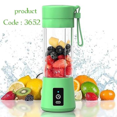 Portable Blender, Personal Mini Bottle Travel Electric Smoothie Blender Maker Fruit Juicer Cup, with 13oz Bottles_img_2