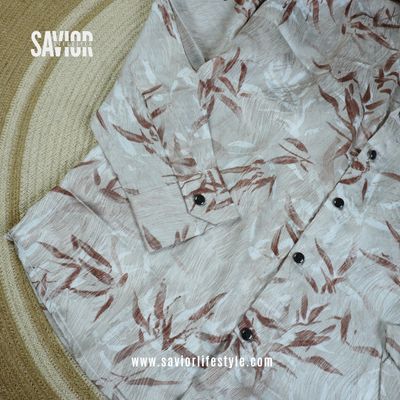 Sahara Leaf - Full Sleeve Party Wear Print Shirt_img_2