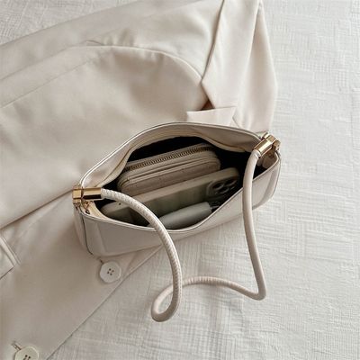 Solid soft mini shoulder bag_img_9