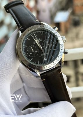 OMEGA SPEED MASTER 57 DARK BROWN BELT SILVER CASE BROWN DIAL_img_0