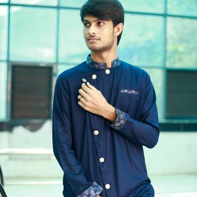 Trail cut Kurta/Panjabi for men_img_0