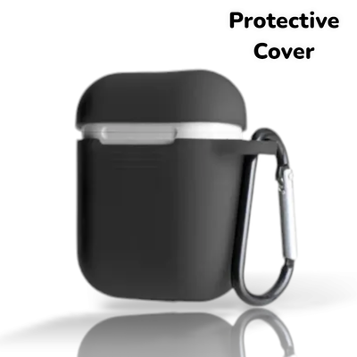 For Air Case Silicone Wireless Bluetooth Headset Protective Cover with Hook_img_0
