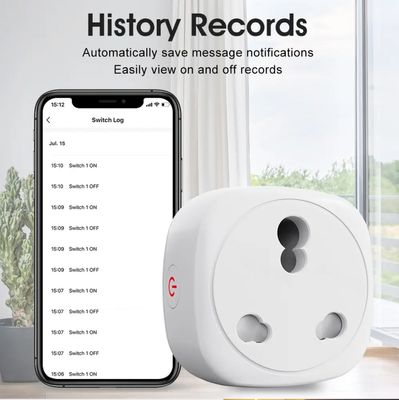 WiFi Smart Socket - 16A air conditioner 3 pin plug with power monitor-voice, timing -for Tuya, Google Home, Alexa_img_6