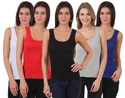 4 pcs TANK TOP SPORTS BRA for girls (COTTON BRA)_img_1
