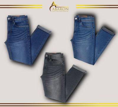JEANS PANT -Light Blue - Dark Blue & Dark Ash Wash Denim - 253070_img_1