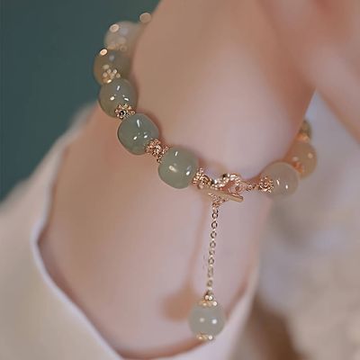 Lover special gift, Glass Jade Bead Bracelet_img_3