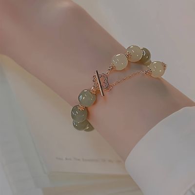 Lover special gift, Glass Jade Bead Bracelet_img_7