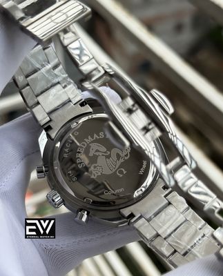 OMEGA SPEED MASTER SILVER CHAIN BLACK DIAL_img_1