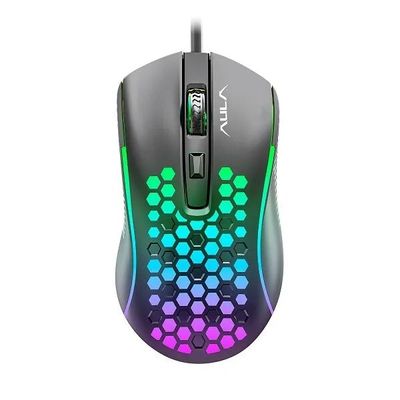 Aula S11 Backlight Wired Black Gaming Mouse_img_0