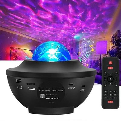 AmazedON Galaxy Projector LED Night Light with Bluetooth Speaker | Smart Star Projector – Black_img_3