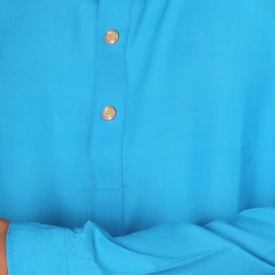Royal Sapphire Edition Premium solid panjabi_img_2