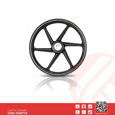 Alloy Rim (Rear) for Yamaha FZS V1, FZS V2 (Single Disk) Fazer V1, Fazer V2 bike._img_0